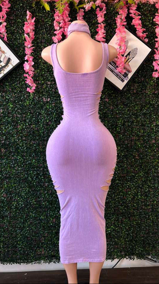The Lavender "Snatched" Midi