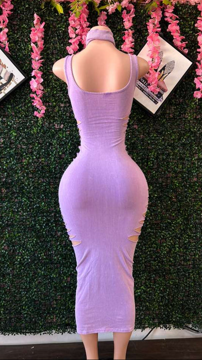 The Lavender "Snatched" Midi