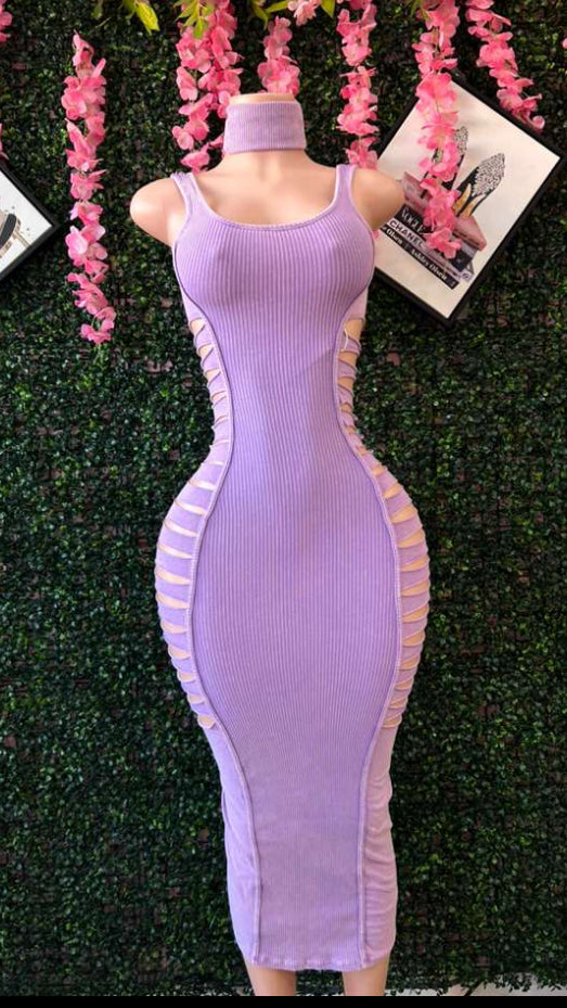 The Lavender "Snatched" Midi