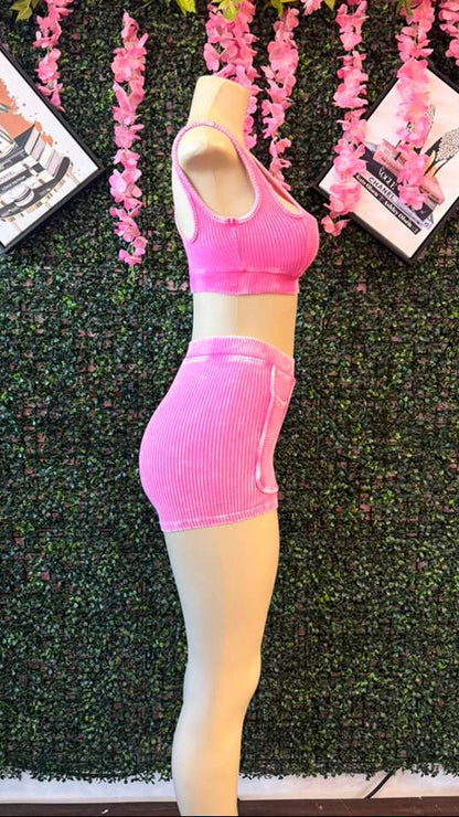 The Yolo Ribbed Two-Piece