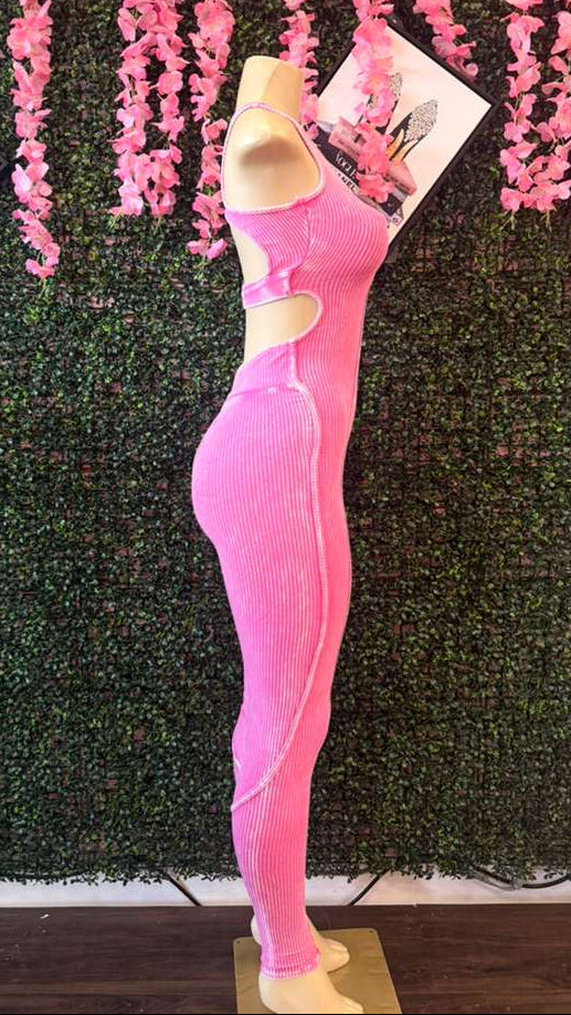 The Pink Power Sculpt Jumpsuit