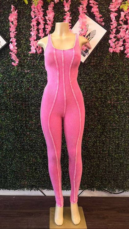 The Pink Power Sculpt Jumpsuit