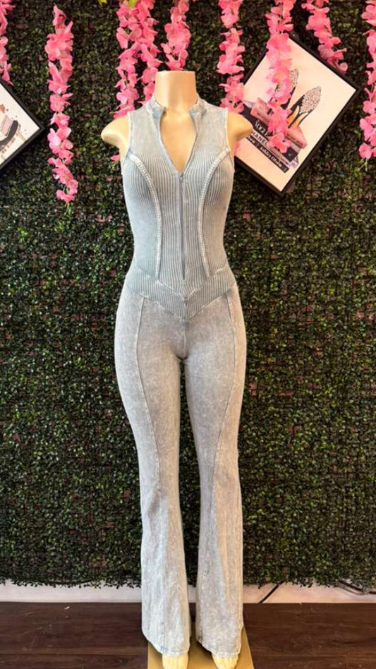 Velocity Zip-Front Jumpsuit
