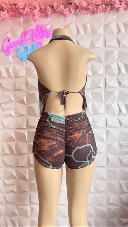 The "Tropical Escape"  Romper