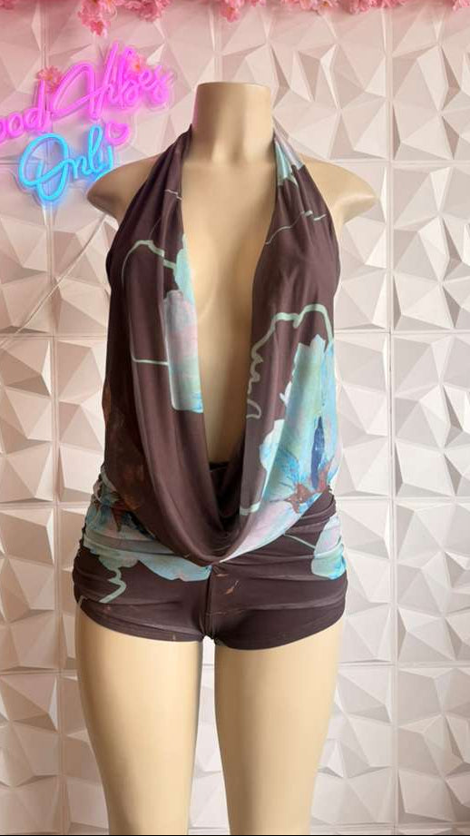 The "Tropical Escape"  Romper