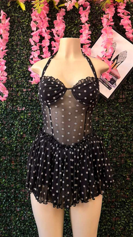 The Retro Polka Dot Dress