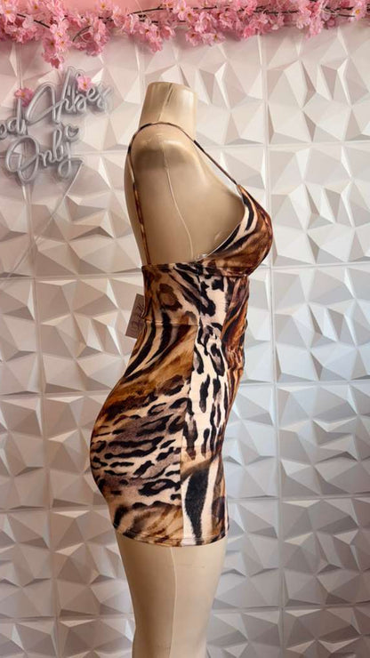 The "Amazonia" Corset Mini Dress