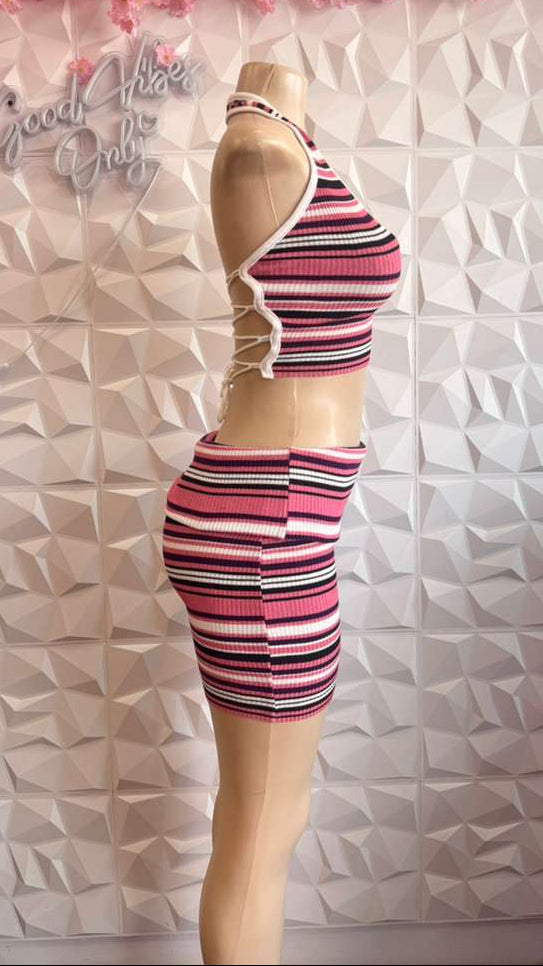 Retro Ribbed Romance Set