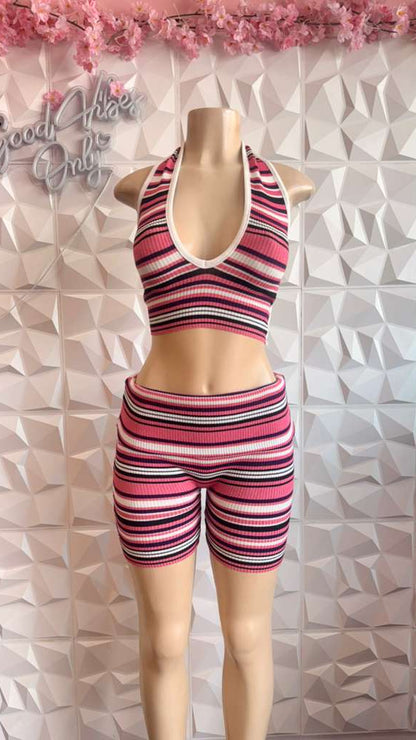 Retro Ribbed Romance Set