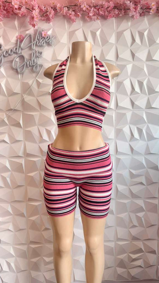 Retro Ribbed Romance Set