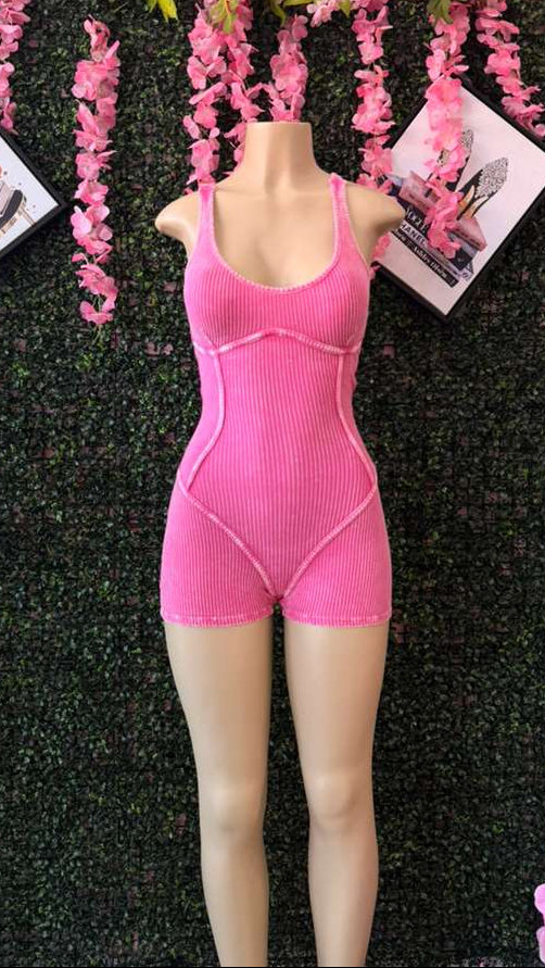 Daydreamer Ribbed Knit Romper