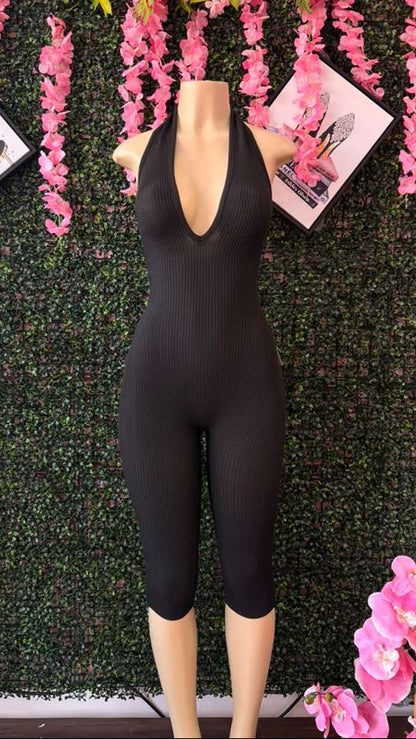 Everyday Luxe Lace-Back Jumpsuit