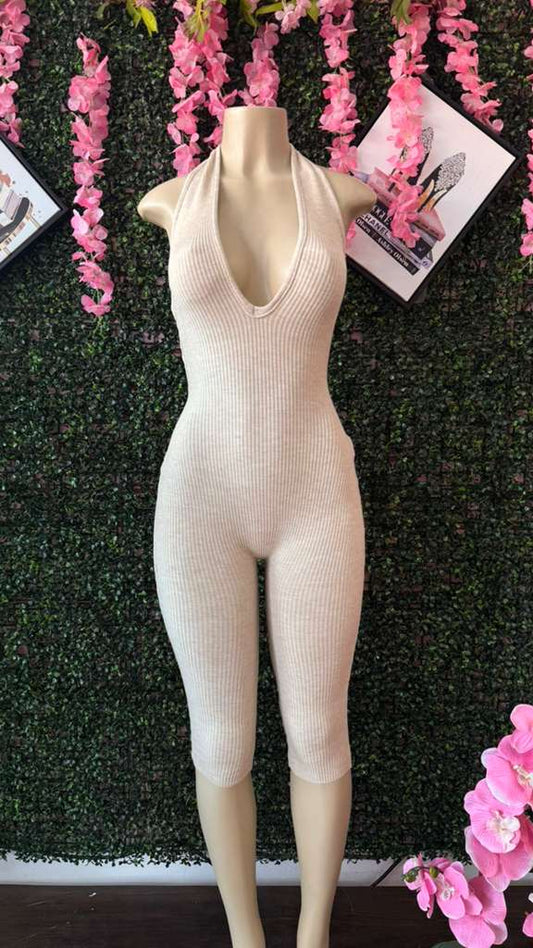 Everyday Luxe Lace-Back Jumpsuit