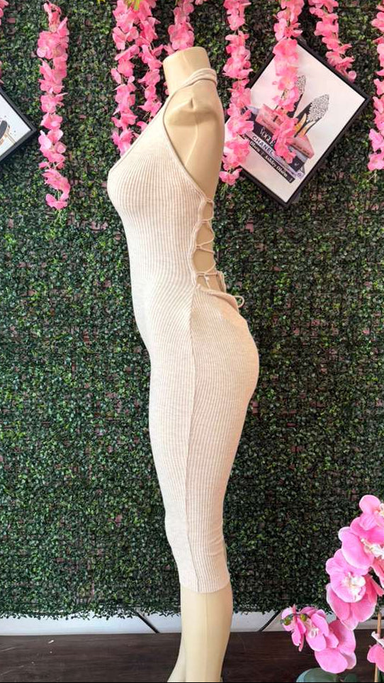 Everyday Luxe Lace-Back Jumpsuit
