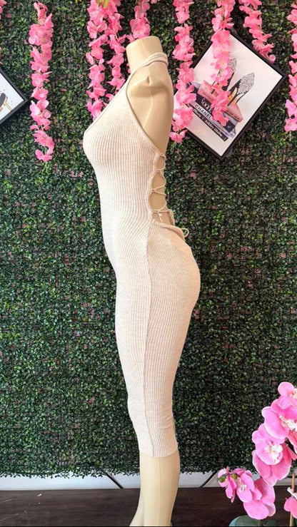 Everyday Luxe Lace-Back Jumpsuit