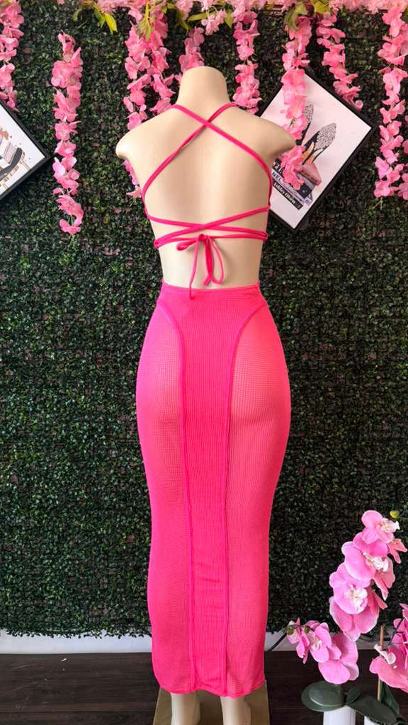 Malibu Mesh Maxi Dress