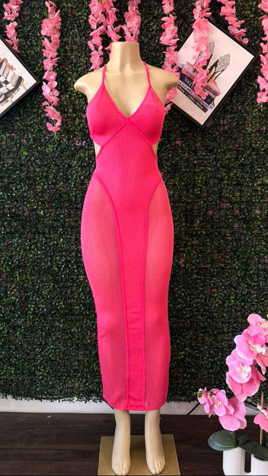 Malibu Mesh Maxi Dress