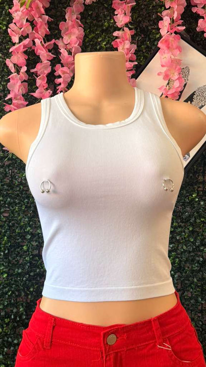 Rebel Ring Cropped Tank