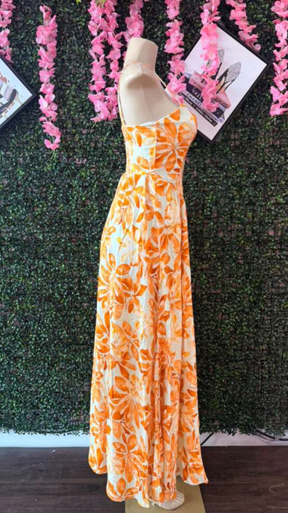 Sunkissed Corset Maxi Dress