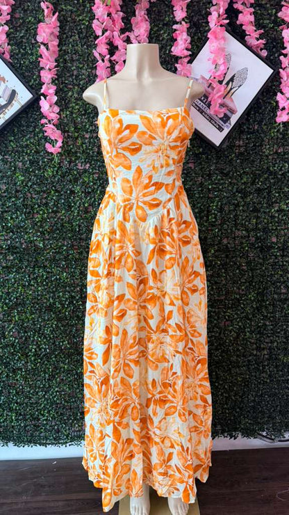 Sunkissed Corset Maxi Dress