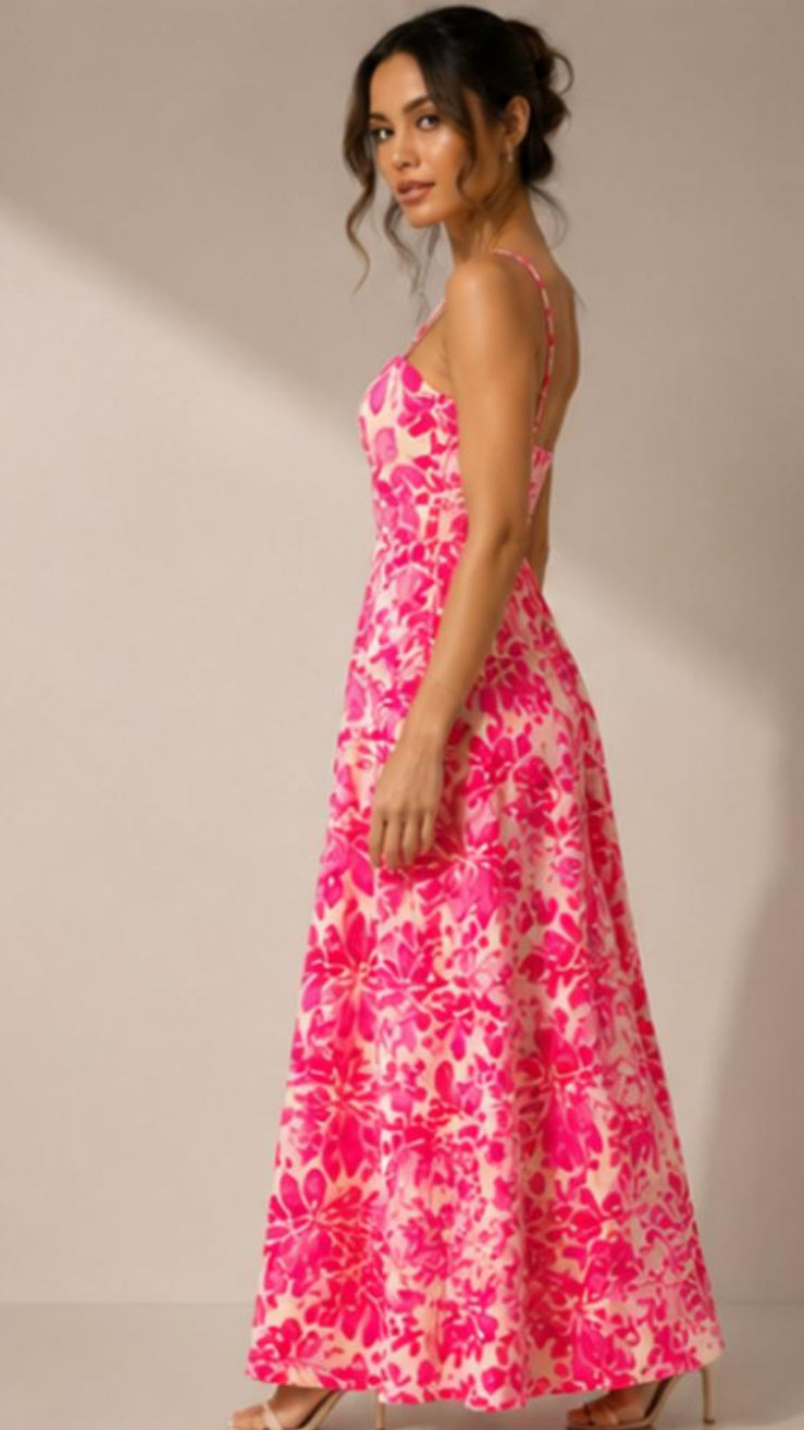 Sunkissed Corset Maxi Dress