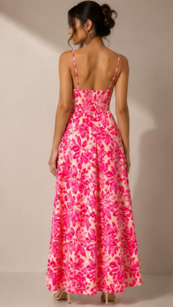 Sunkissed Corset Maxi Dress
