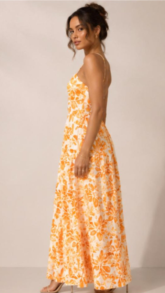 Sunkissed Corset Maxi Dress