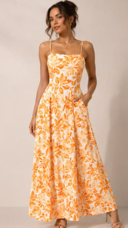 Sunkissed Corset Maxi Dress