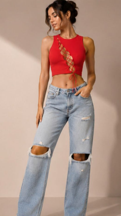 The Rogue Lace-Up Tank