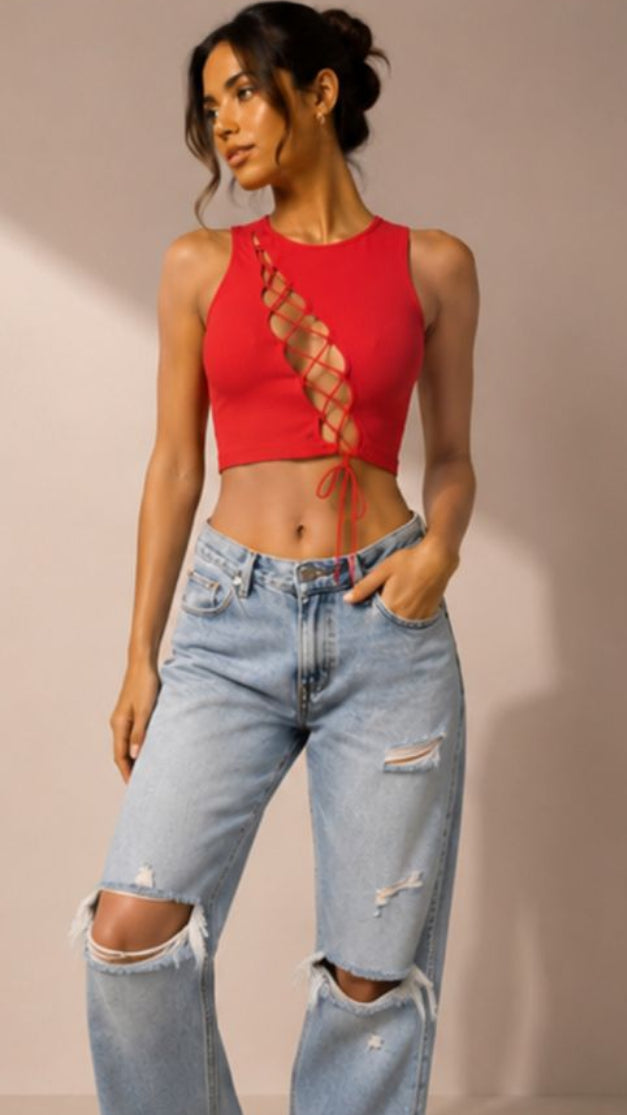 The Rogue Lace-Up Tank