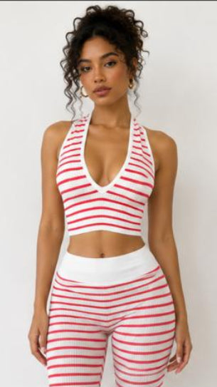 Malibu Bound Horizontal Striped Set
